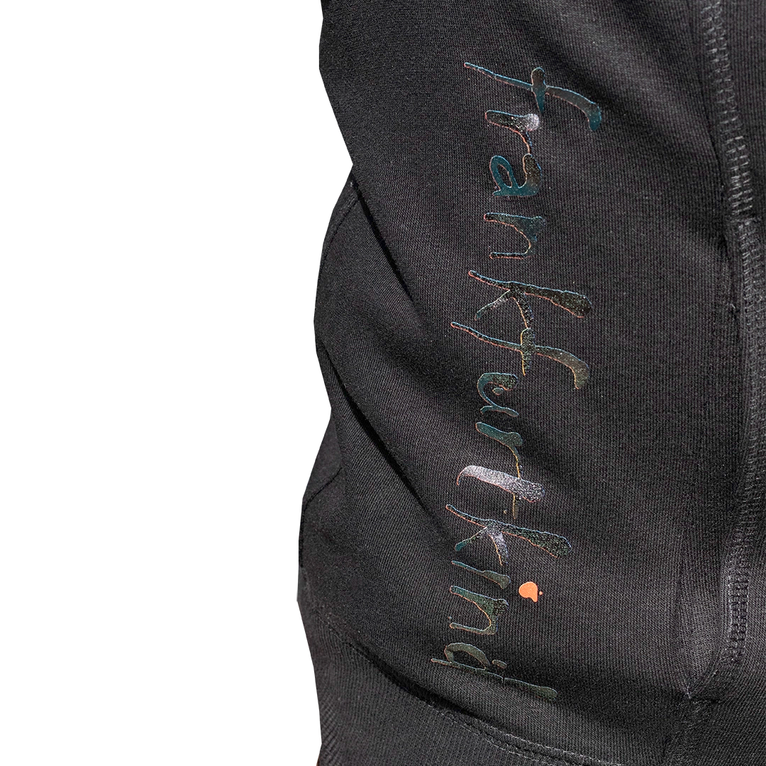 Skyline BLACK by frankfurtkind | organic Sweat Jacket unisex