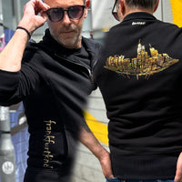 Skyline sunrise by frankfurtkind | organic Sweat Jacket unisex