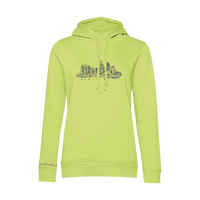 skyline by frankfurtkind | organic Ladies Hoodie