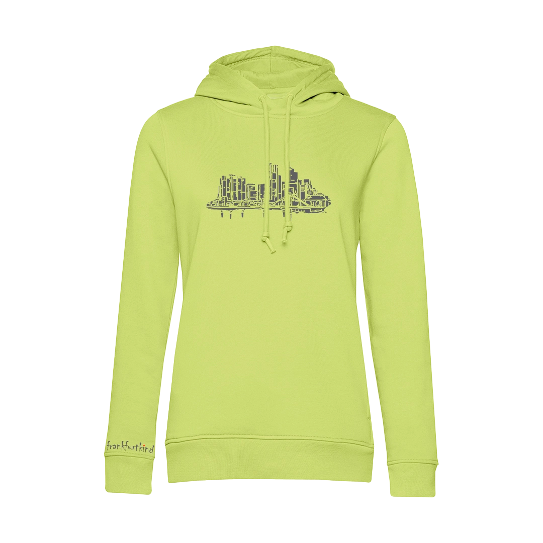 skyline by frankfurtkind | organic Ladies Hoodie
