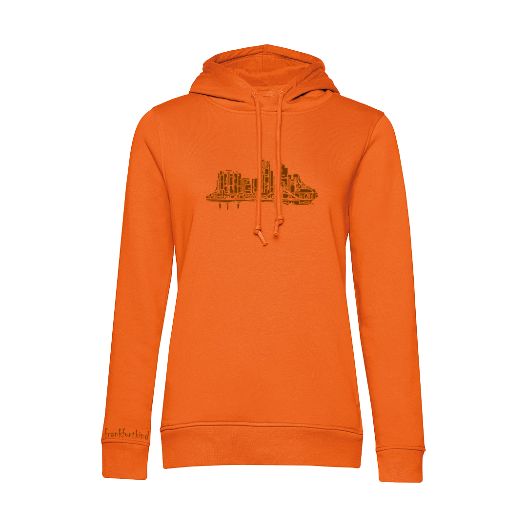 skyline by frankfurtkind | organic Ladies Hoodie