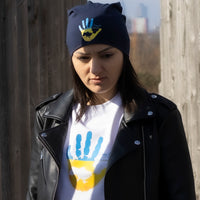 pray-for-ukraine by frankfurtkind  | Slouch Beanie unisex