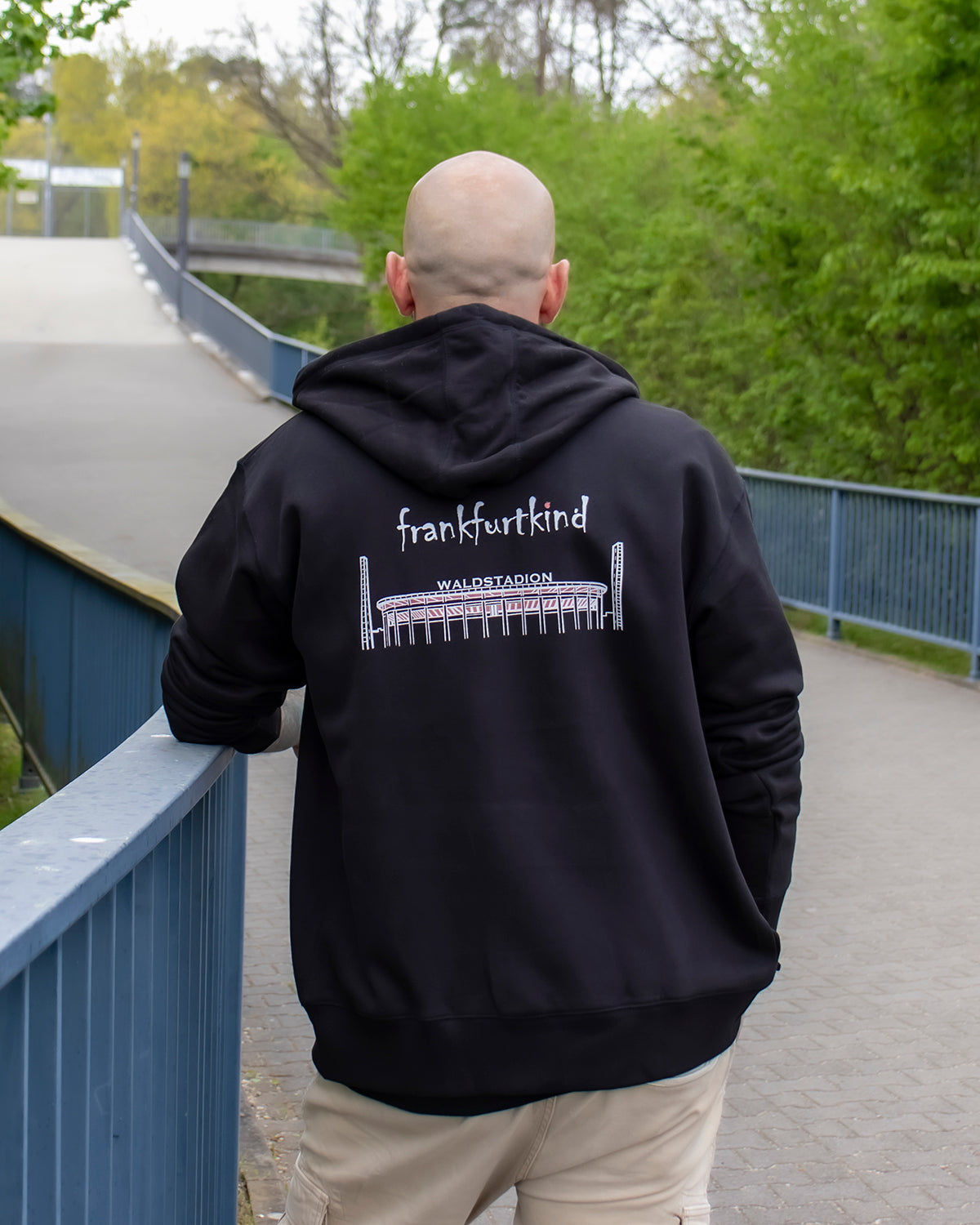 Waldstadion by frankfurtkind | M-Star Hoodie Full-Zip unisex