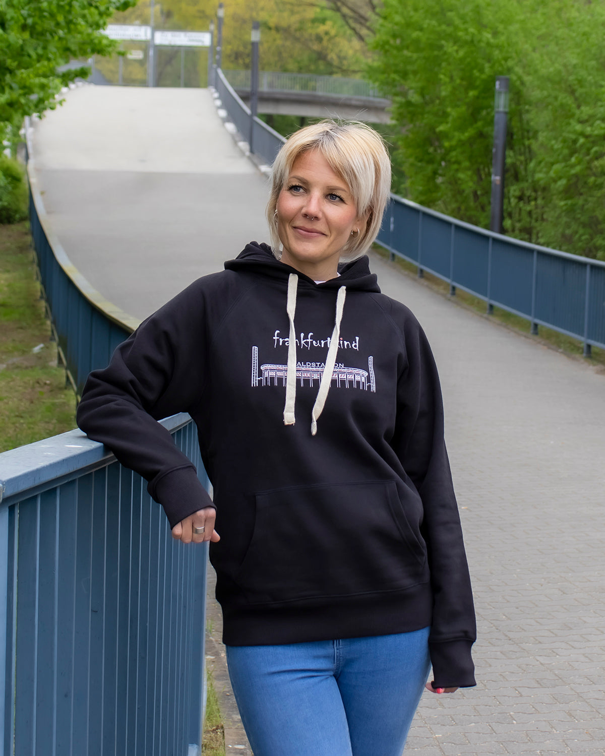 Waldstadion by frankfurtkind | M-Star Hoodie unisex
