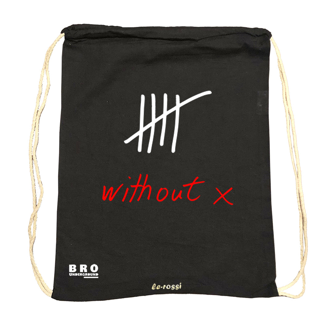 without-x by BRO-underground | cotton Bag