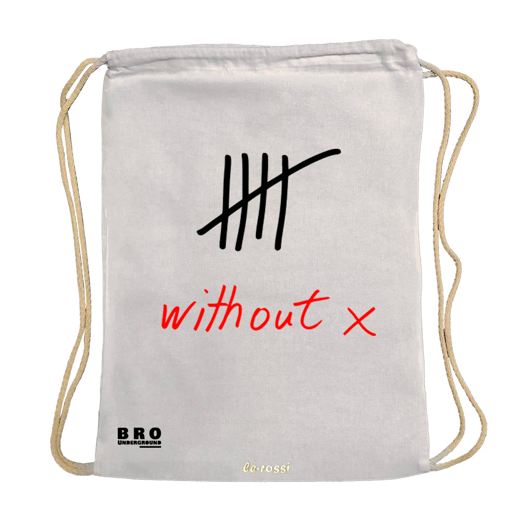 without-x by BRO-underground | cotton Bag