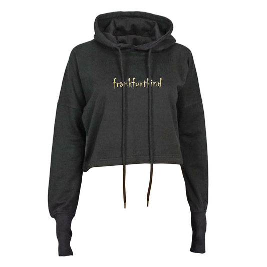 frankfurtkind GOLD | Cropped Ladies Hoodie