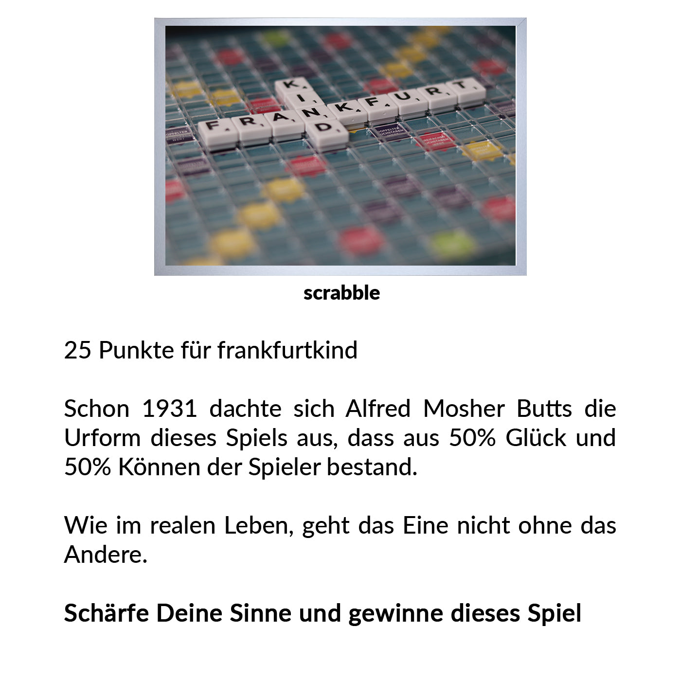 scrabble by frankfurtkind | Slouch Beanie unisex