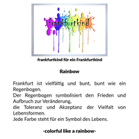 Rainbow by frankfurtkind | T-Shirt Kids regular unisex