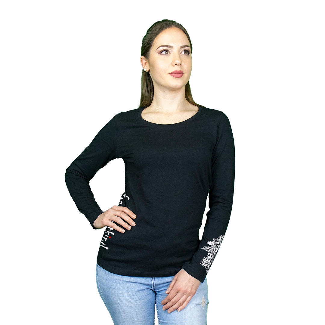 Skyline by frankfurtkind | Shirt longsleeve women