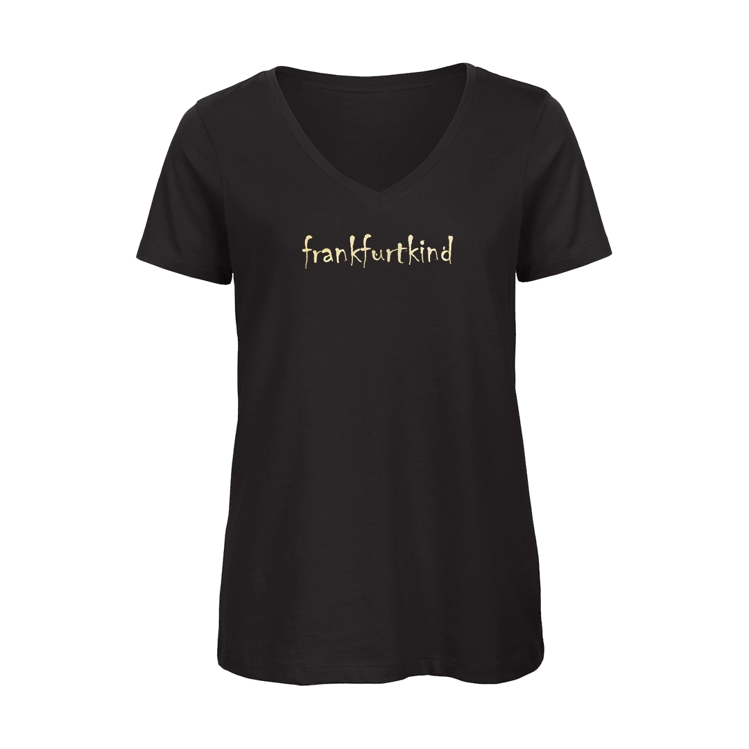 frankfurtkind GOLD | T-Shirt women V-neck