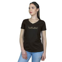 frankfurtkind GOLD | T-Shirt women V-neck
