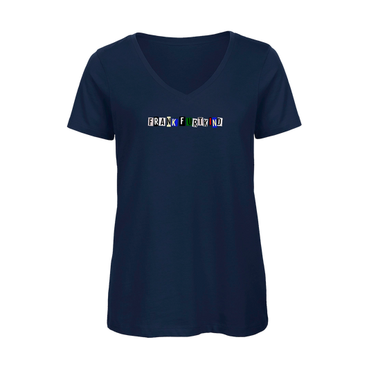 snippet by frankfurtkind | T-Shirt women V-neck