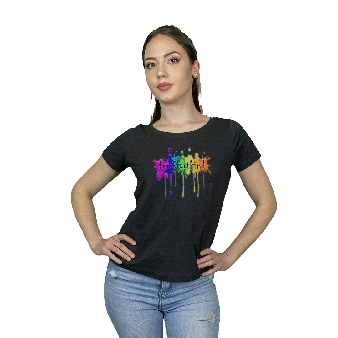 Rainbow by frankfurtkind | T-Shirt women Round-neck