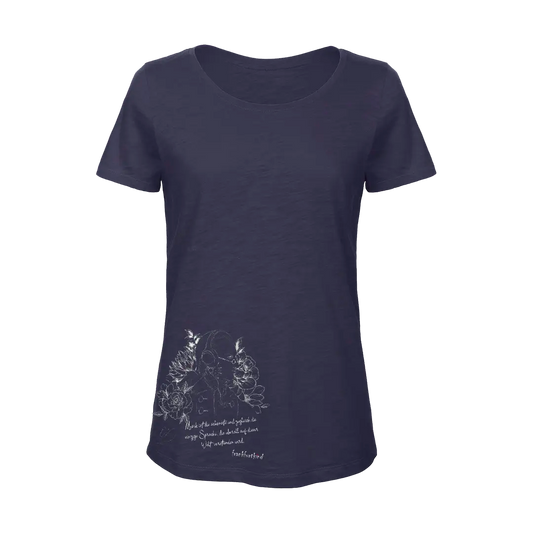 ganz ohne Worte by ozlems_tattooart | T-Shirt women Round-neck