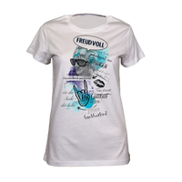 freudvoll by jackys_ink.spiration | T-Shirt women Round-neck