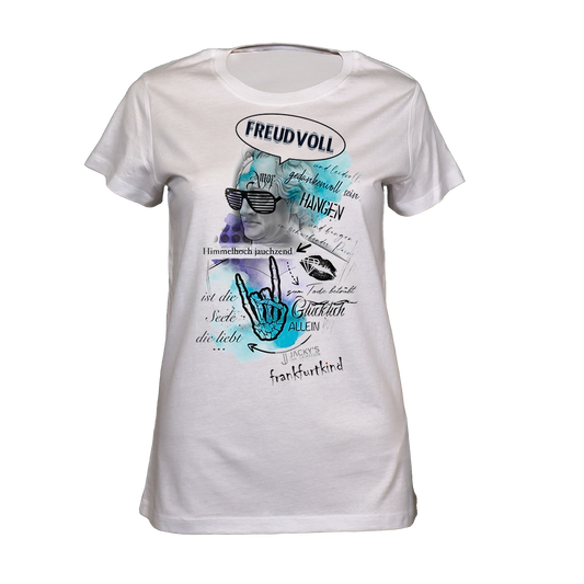 freudvoll by jackys_ink.spiration | T-Shirt women Round-neck