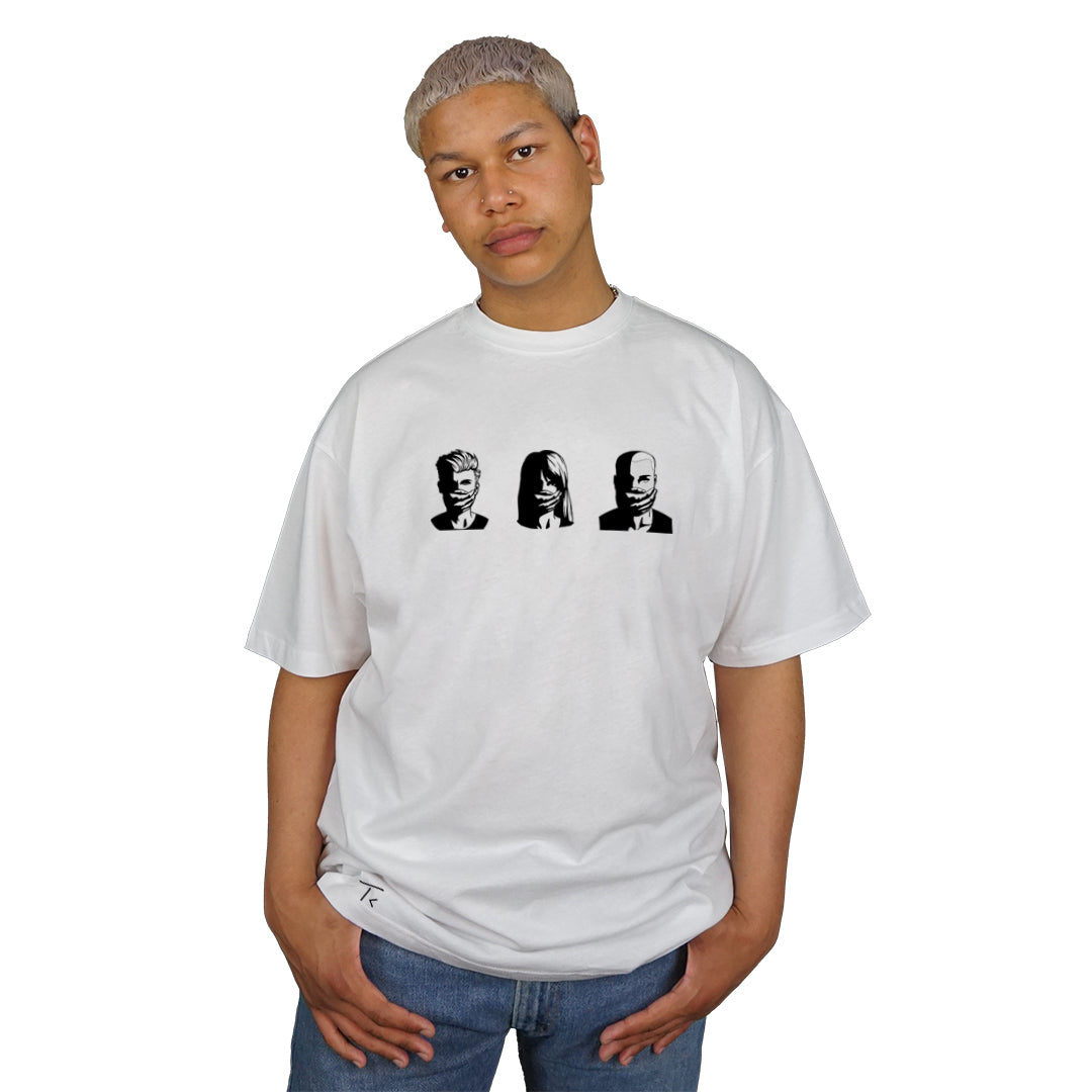 freedom-of-speech WORLD by TK-ART | T-Shirt oversized unisex